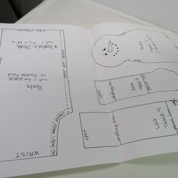 Loving Stitches Snowman 15" Doll Sewing Pattern - Picture 4 of 5